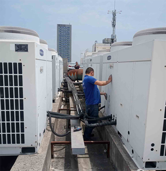 鼓楼中央空调制热和不制冷系统维修方法